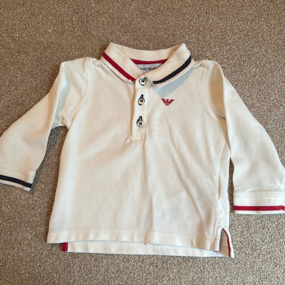 Emporio Armani long sleeve polo